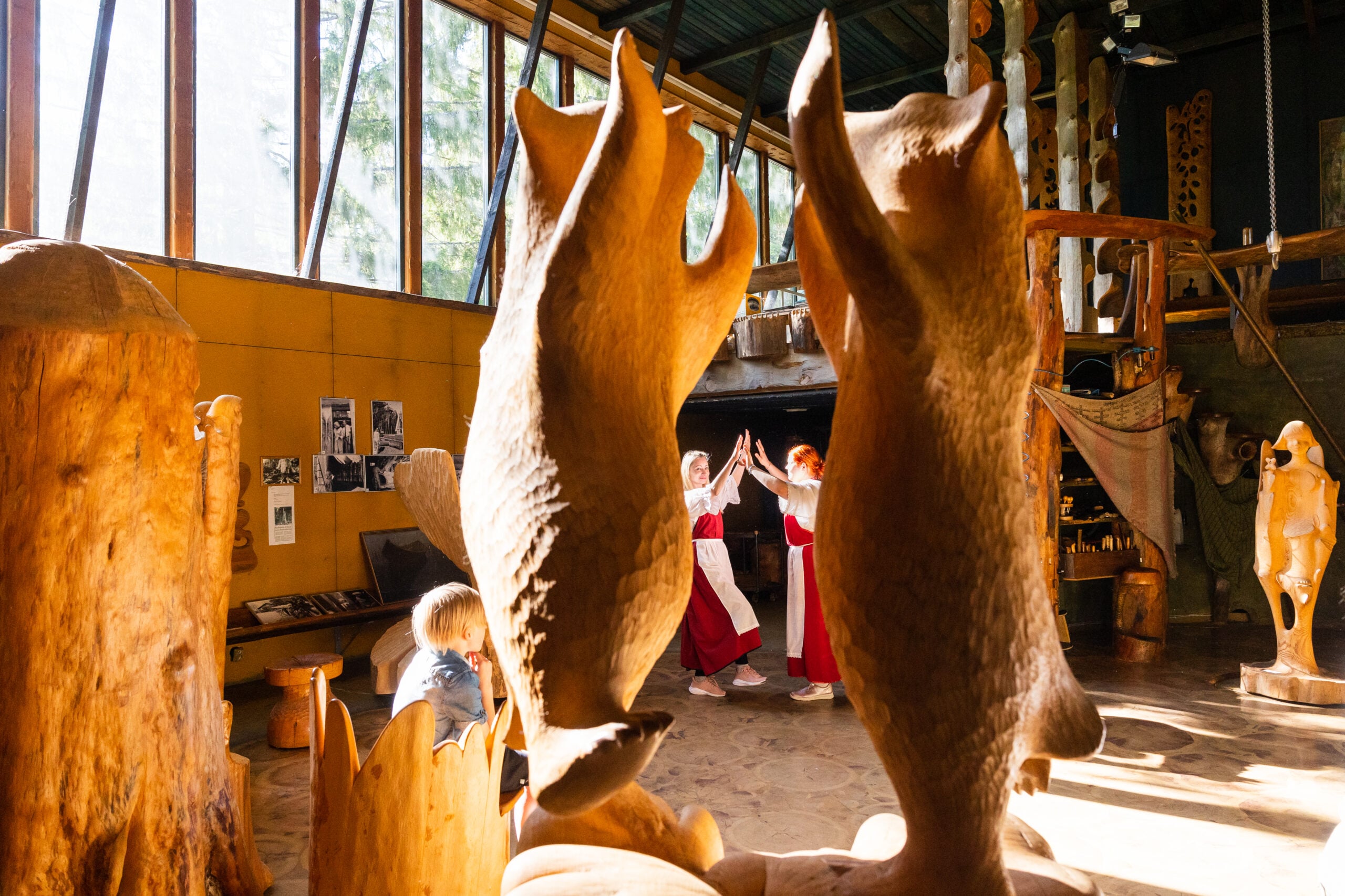 Paaterin ateljee sisältä